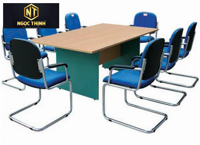 Bàn họp gỗ Melamine, mặt hình chữ nhật SVH1810CN & SVH2010CN